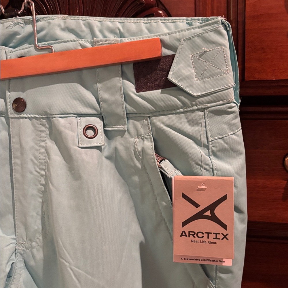 Arctix Teal Insulated Snow Pants - Picture 6 of 12